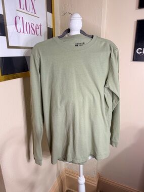 Carhartt Men’s Long-Sleeve Crew Tee - Sage